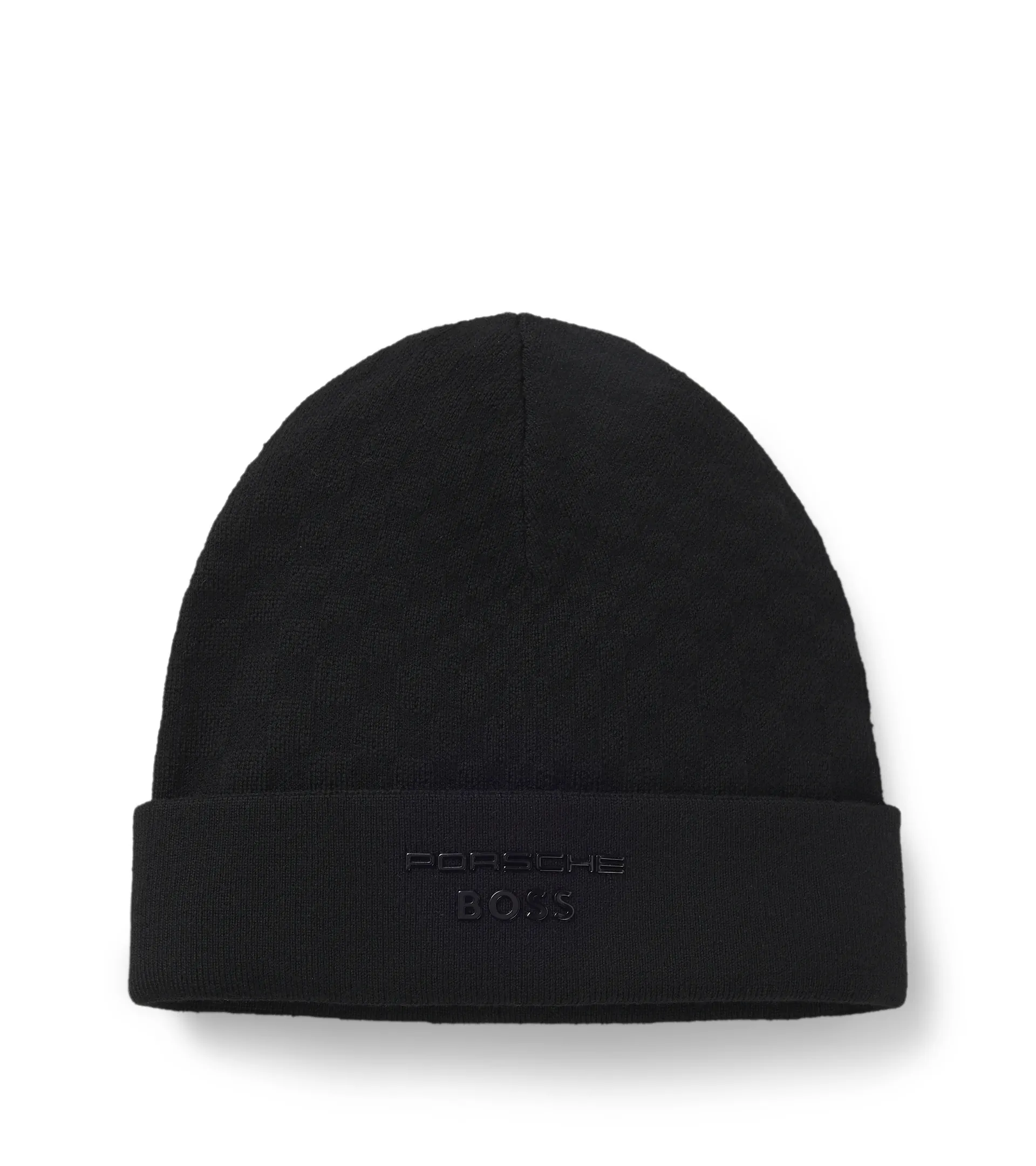 Beanie hat with Pascha check - Porsche x BOSS