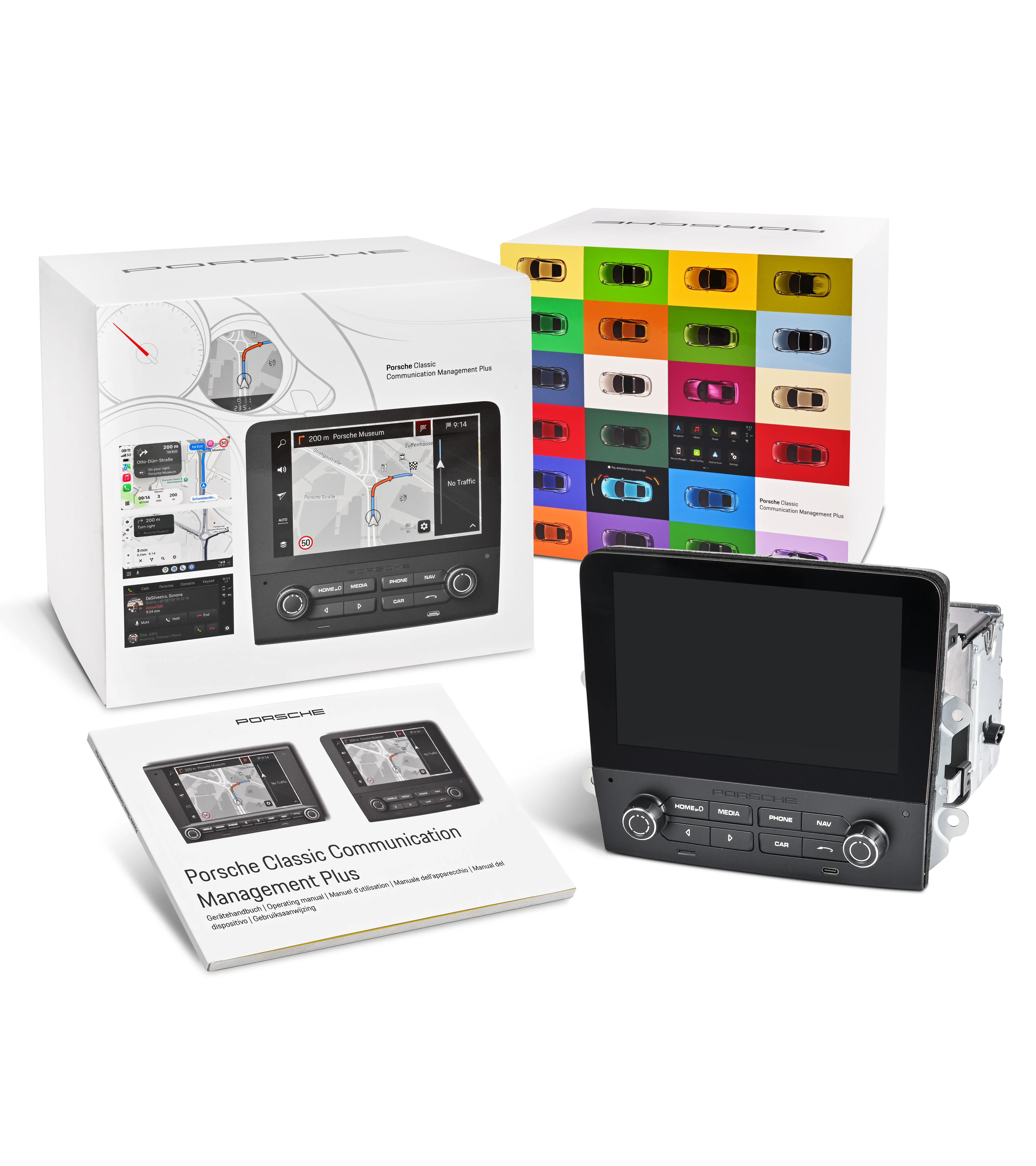 PCCM Plus 991.1 / 981 — Packaging and head unit · 991.1 / 981
